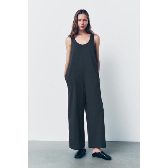 MATE the label‎ Jumpsuit | Womens Cotton Wide Leg Jumpsuit | Size M - Picture 6 of 7